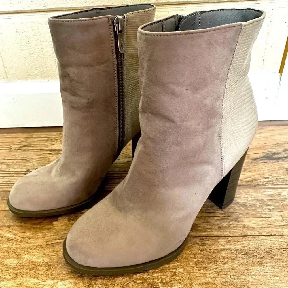 Circus by Sam Edelman grey booties frost Rollins size 6